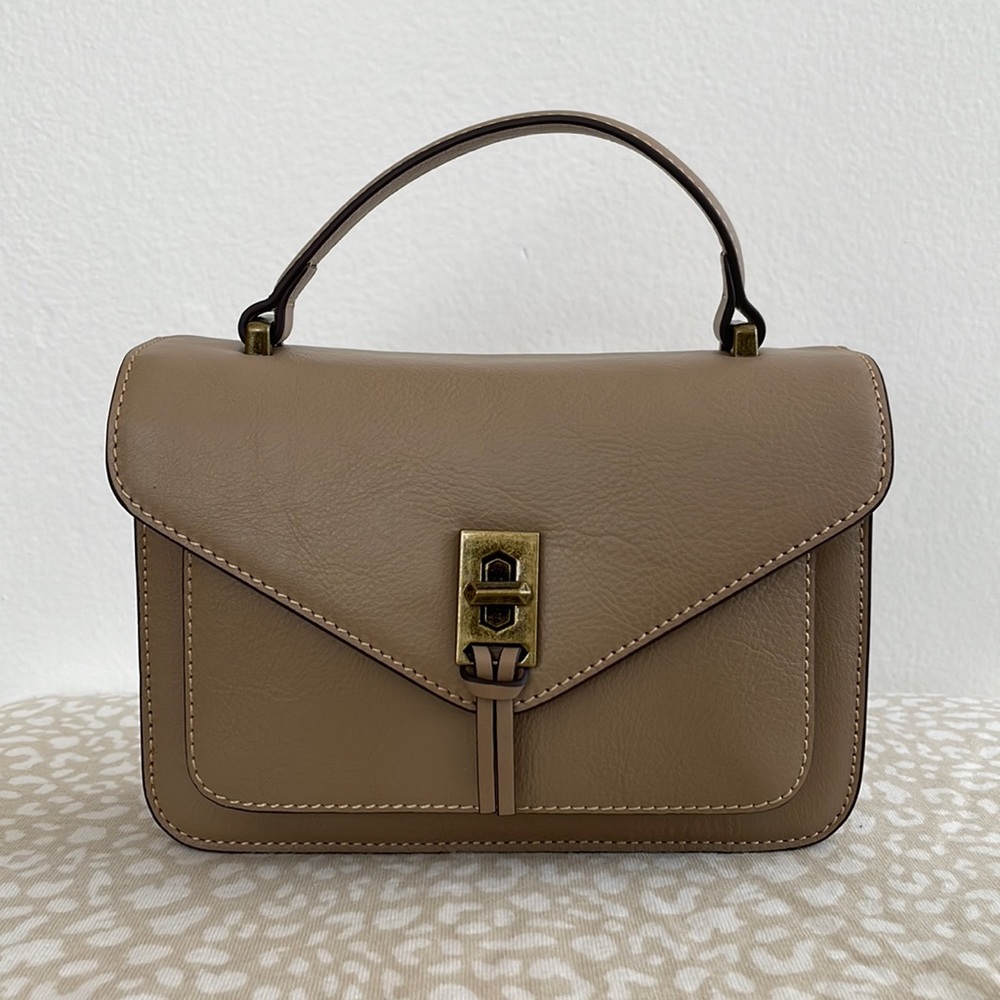 Bolvaint- The Neuilly Shoulder Bag in Beige Sable